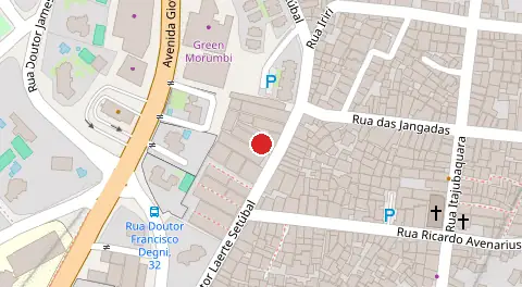 Mapa da localização