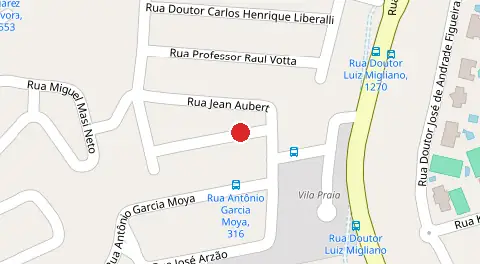 Mapa da localização