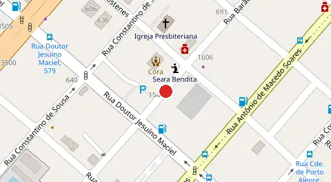 Mapa da localização