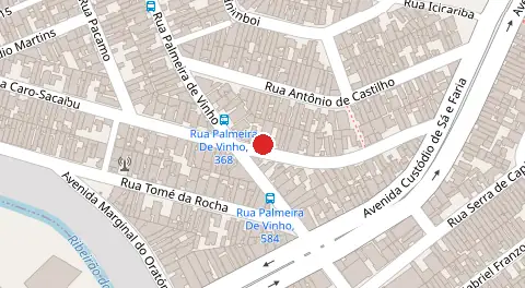 Mapa da localização