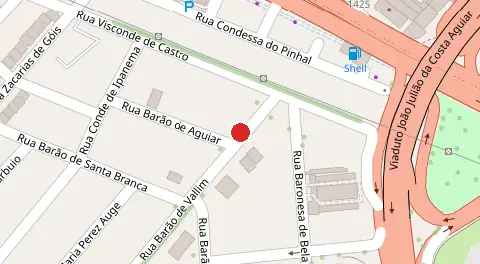 Mapa da localização