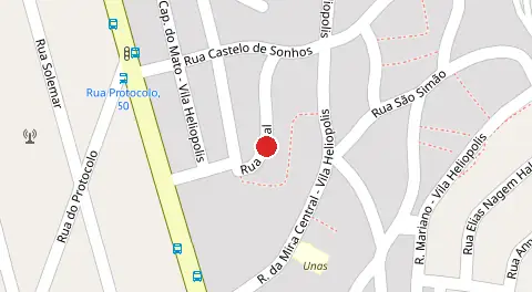 Mapa da localização