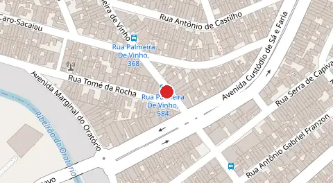 Mapa da localização