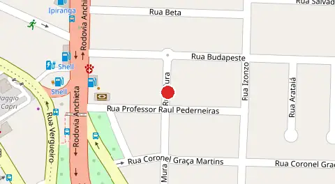 Mapa da localização