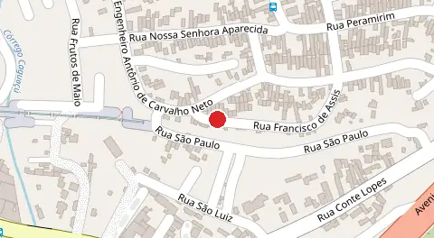 Mapa da localização