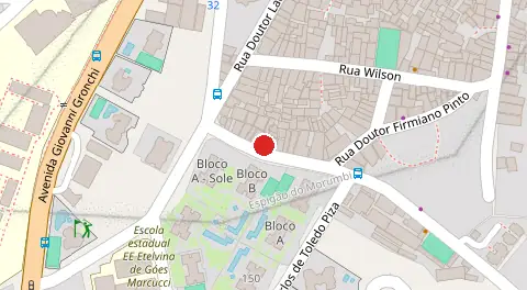 Mapa da localização