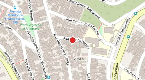 Mapa da localização