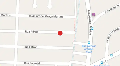 Mapa da localização