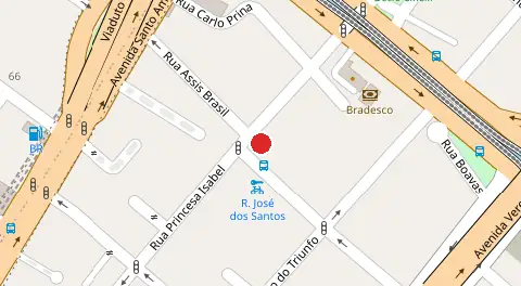 Mapa da localização