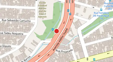 Mapa da localização