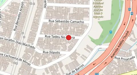 Mapa da localização