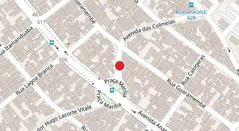 Mapa da localização