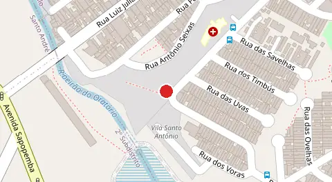 Mapa da localização