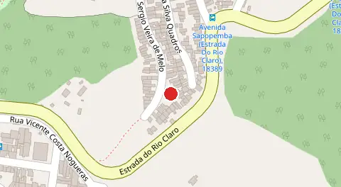 Mapa da localização
