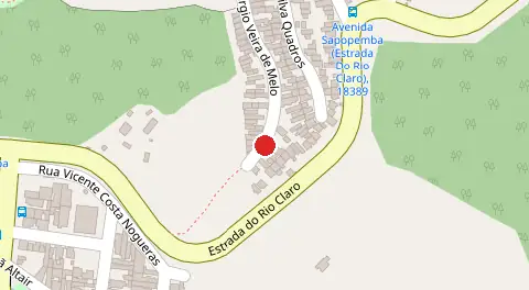 Mapa da localização