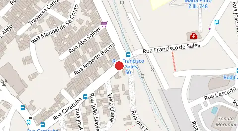 Mapa da localização