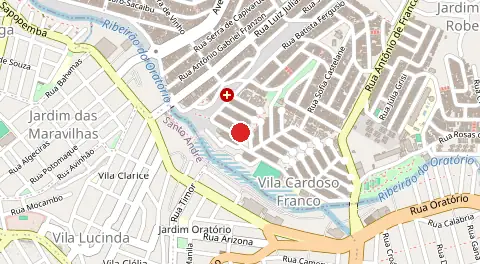 Mapa de Vila Cardoso Franco
