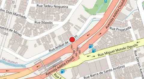 Mapa da localização