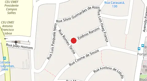 Mapa da localização