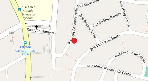 Mapa da localização