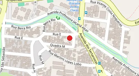 Mapa da localização