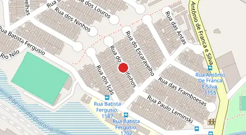 Mapa da localização