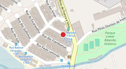 Mapa da localização