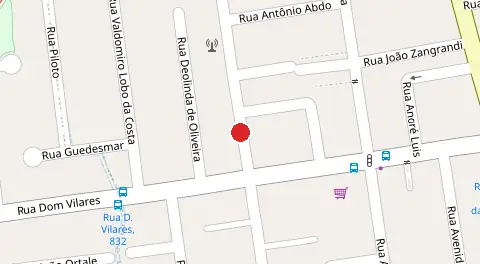 Mapa da localização