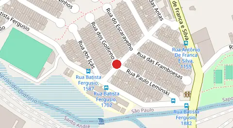 Mapa da localização