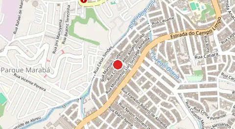 Mapa de Jardim Campo Limpo