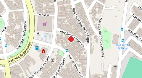 Mapa da localização