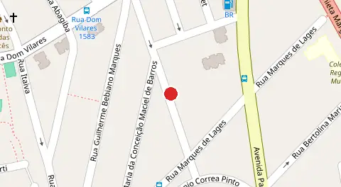 Mapa da localização
