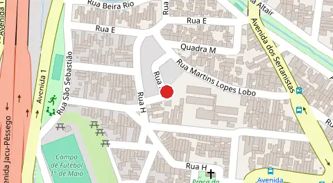 Mapa da localização