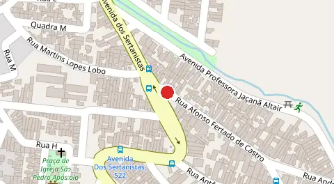 Mapa da localização