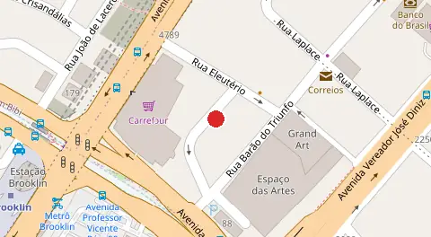 Mapa da localização
