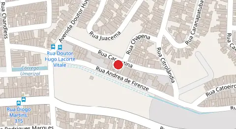 Mapa da localização
