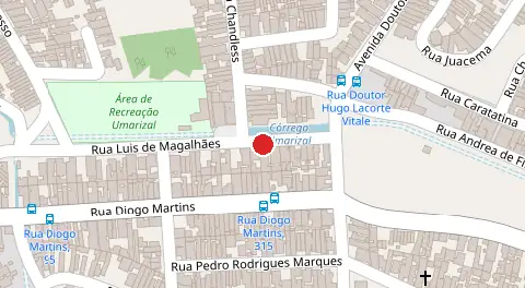 Mapa da localização