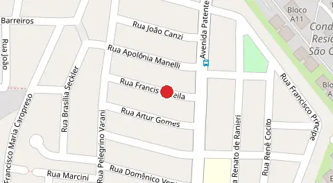Mapa da localização