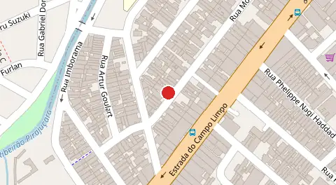 Mapa da localização