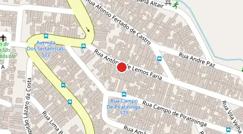Mapa da localização