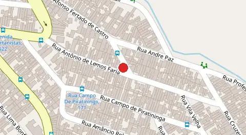 Mapa da localização