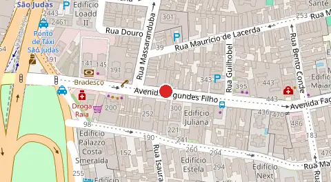 Mapa da localização