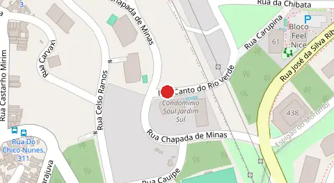 Mapa da localização