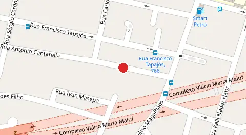 Mapa da localização