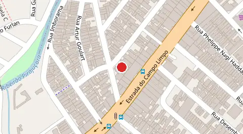 Mapa da localização