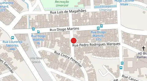 Mapa da localização