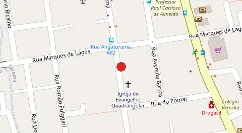 Mapa da localização
