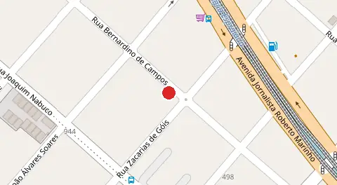 Mapa da localização