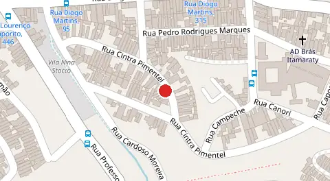 Mapa da localização