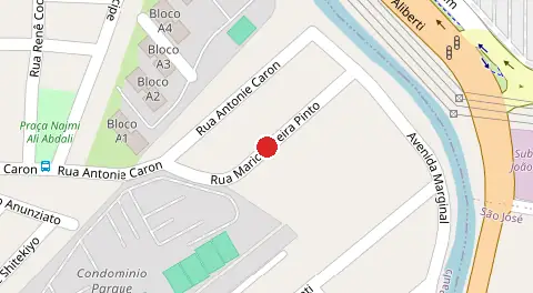 Mapa da localização